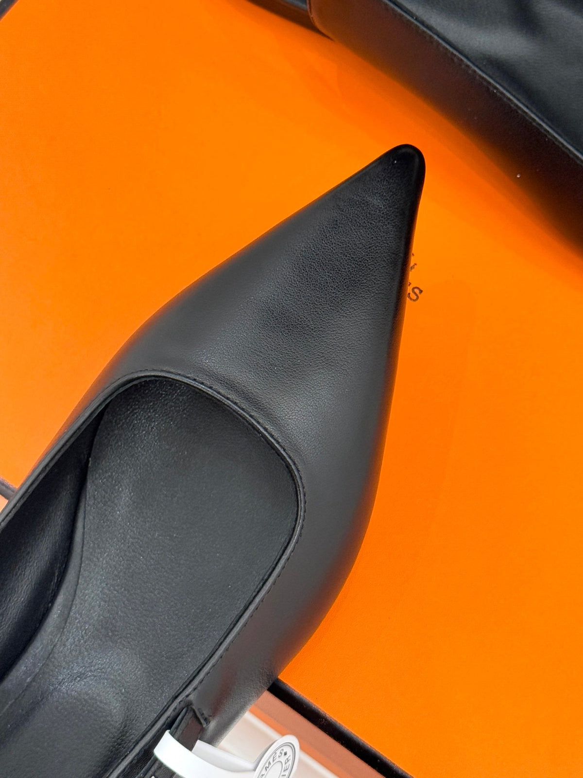 Hermès Kelly Buckle Pointed Toe Flat Sandals