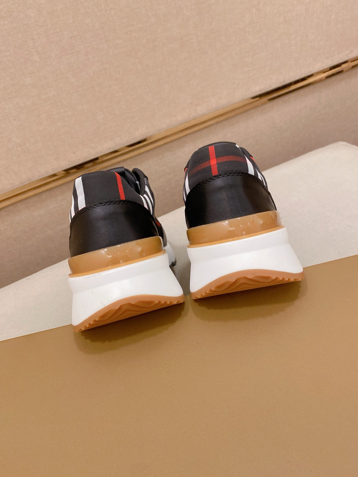 Burberry Italian Calfskin Leather Loafers