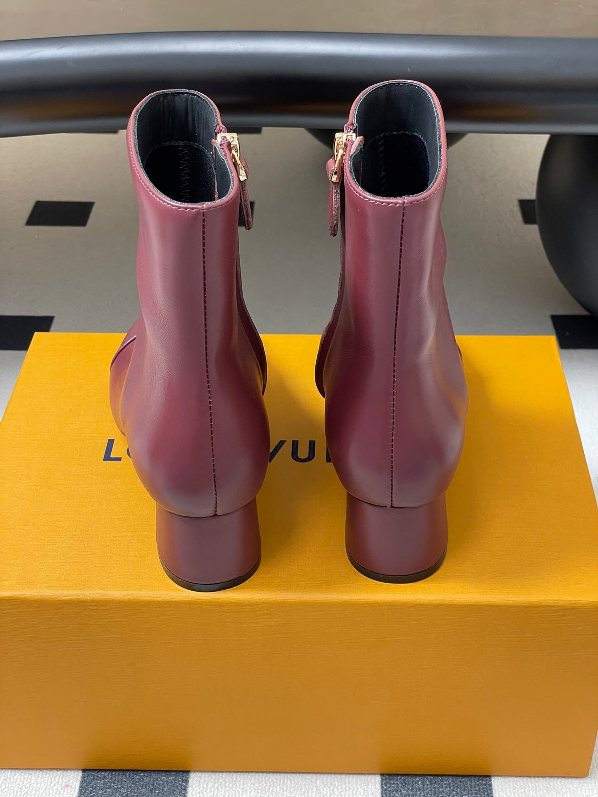 Louis Vuitton LV Swing Metal Heel Ankle Boots – 25SS Autumn/Winter Collection