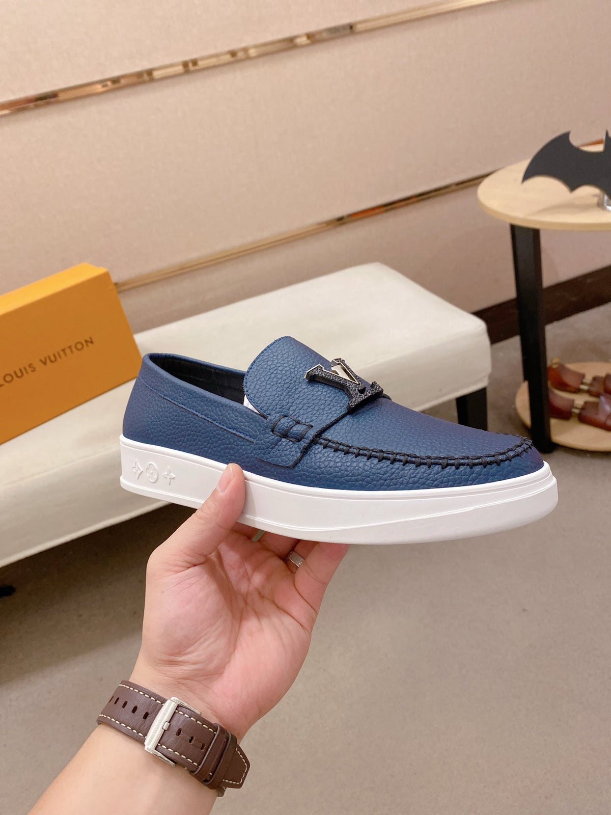 Louis Vuitton New Release Luxury Leather Loafers