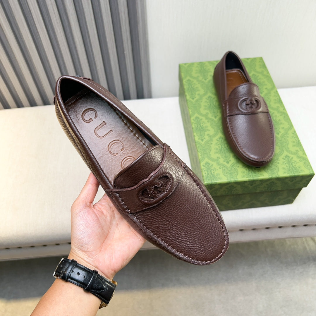 Gucci Premium Leather Loafers