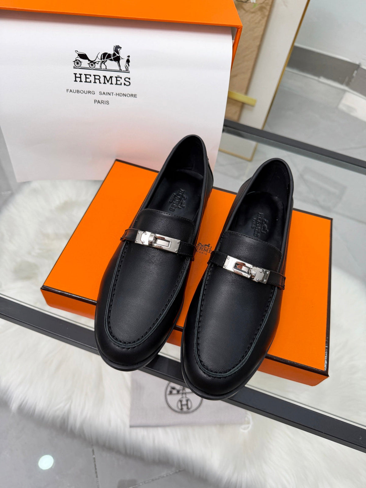 Hermès Classic Leather Sole Sandals