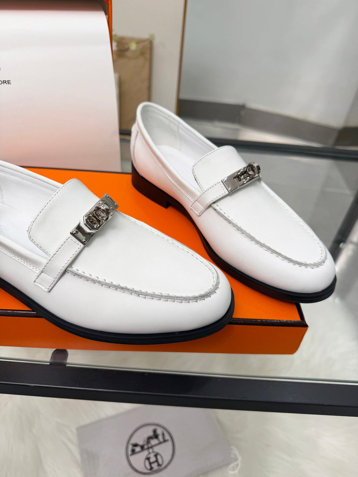Hermès Classic Leather Sole Sandals