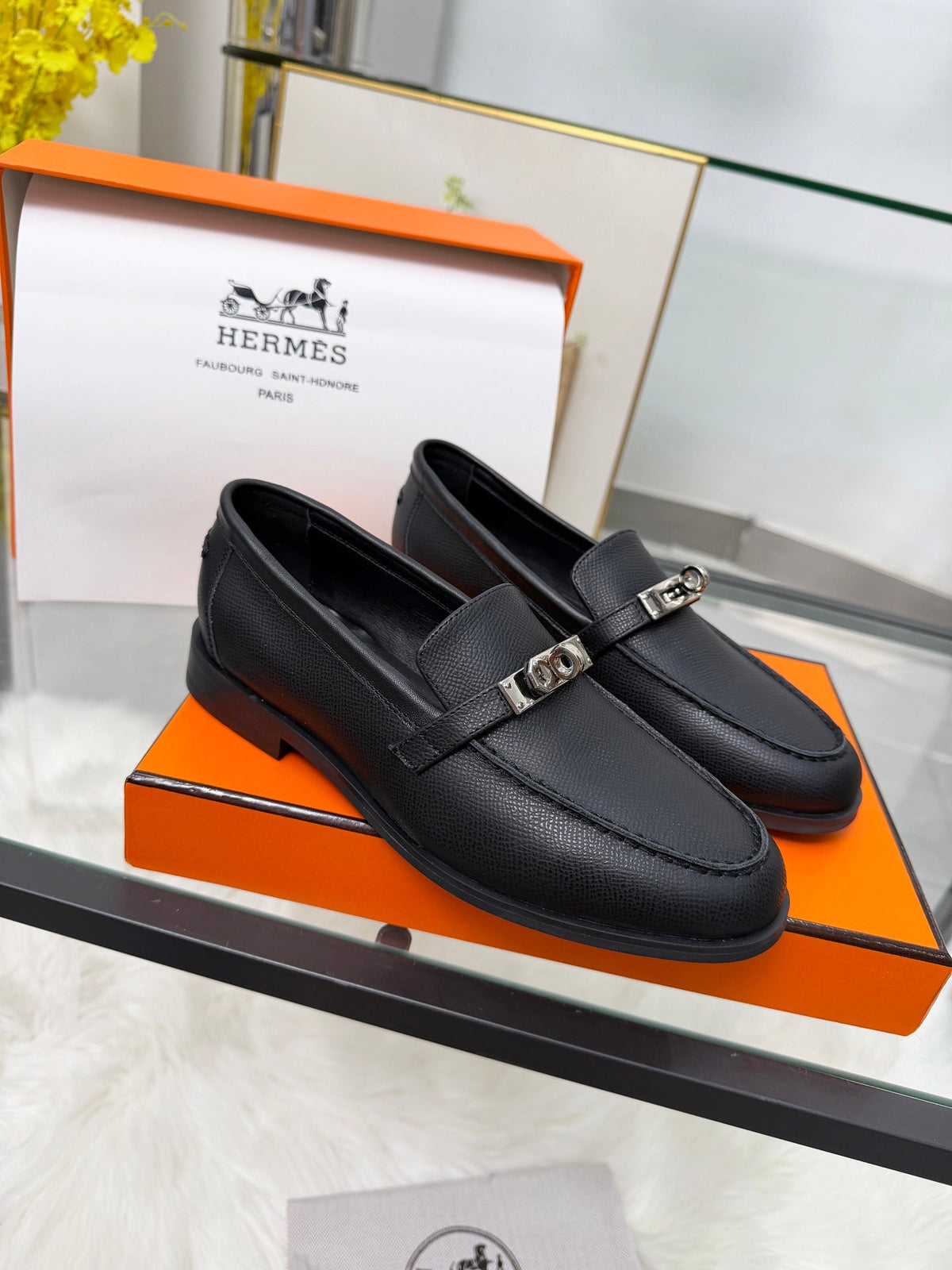 Hermès Classic Leather Sole Sandals