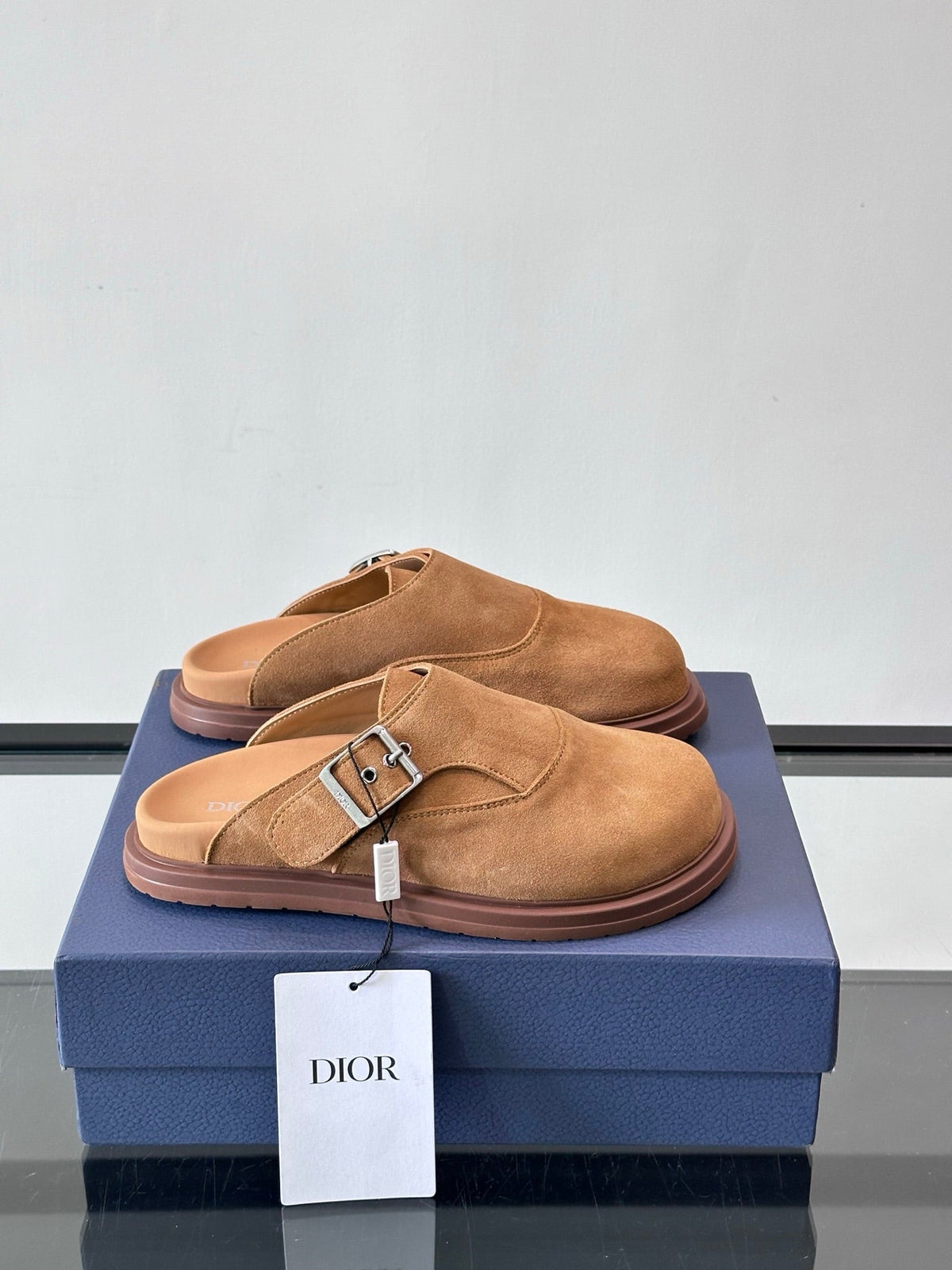 Dior Oblique Closed-Toe Mules