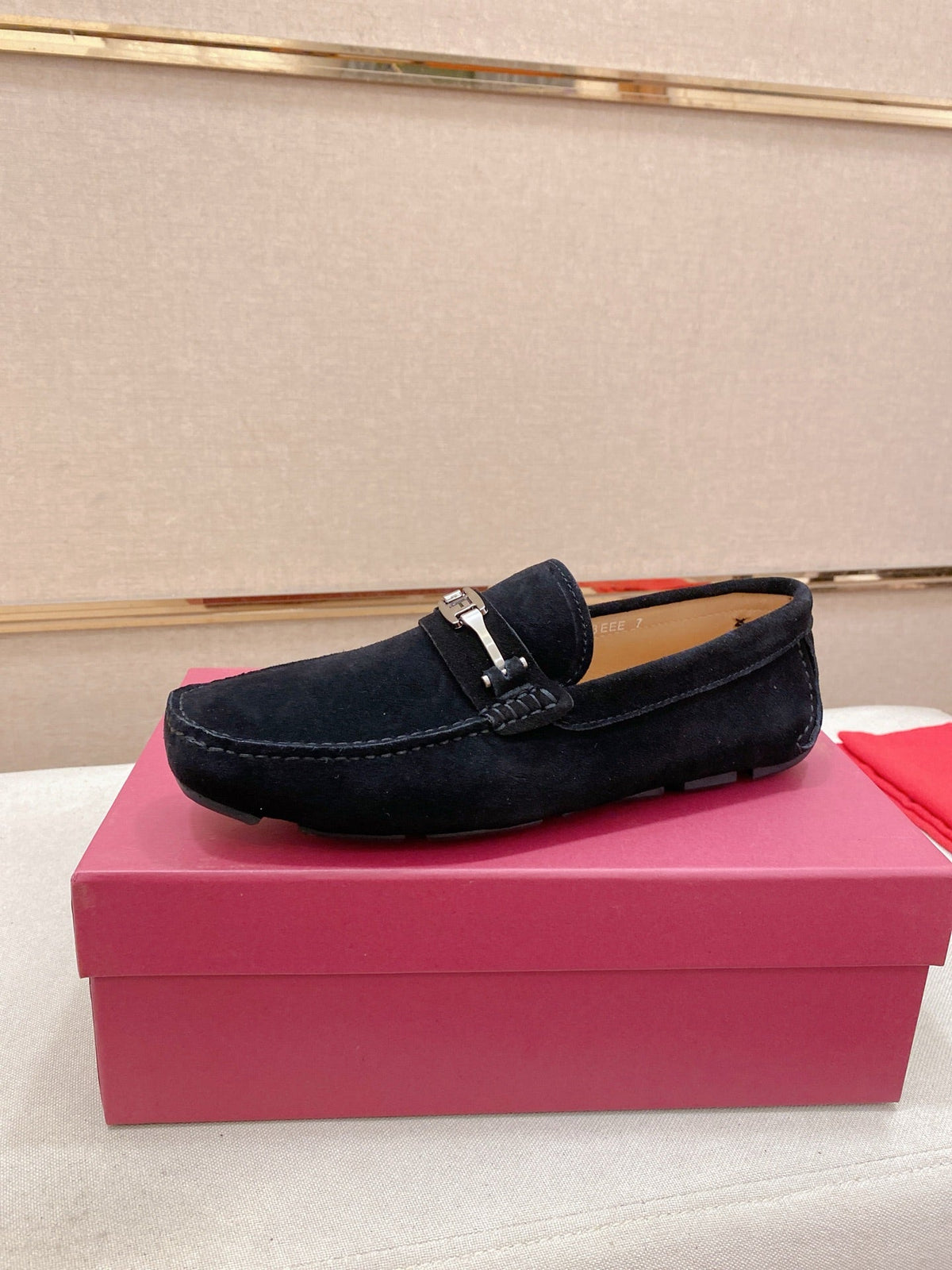 Ferragamo Men's Suede Driving Shoes