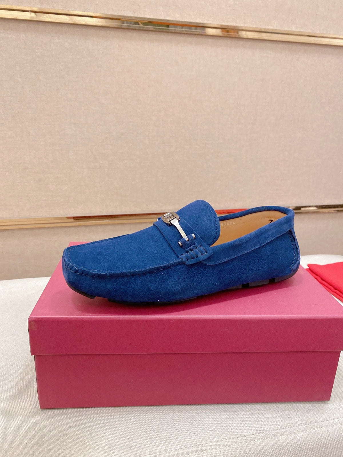 Ferragamo Men's Suede Driving Shoes