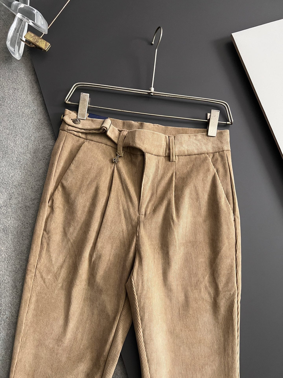 Prada Men's Pure Cotton Casual Trousers – 2025 Collection
