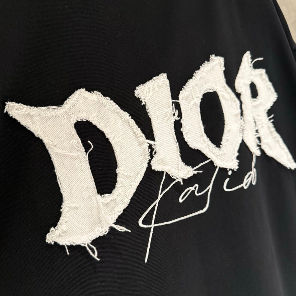 Dior Patchwork Embroidered Short-Sleeve T-Shirt