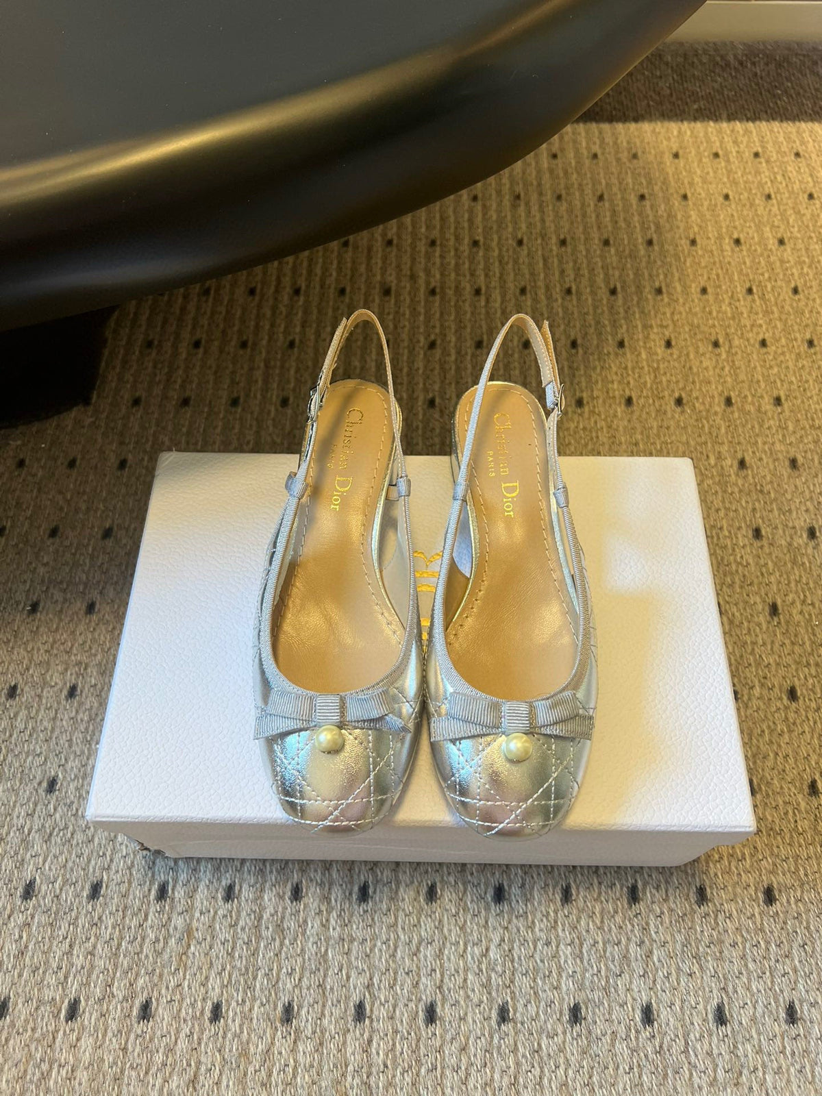 Dior ADIORABLE Pearl Bow Slingback Sandals – 2025 Collection