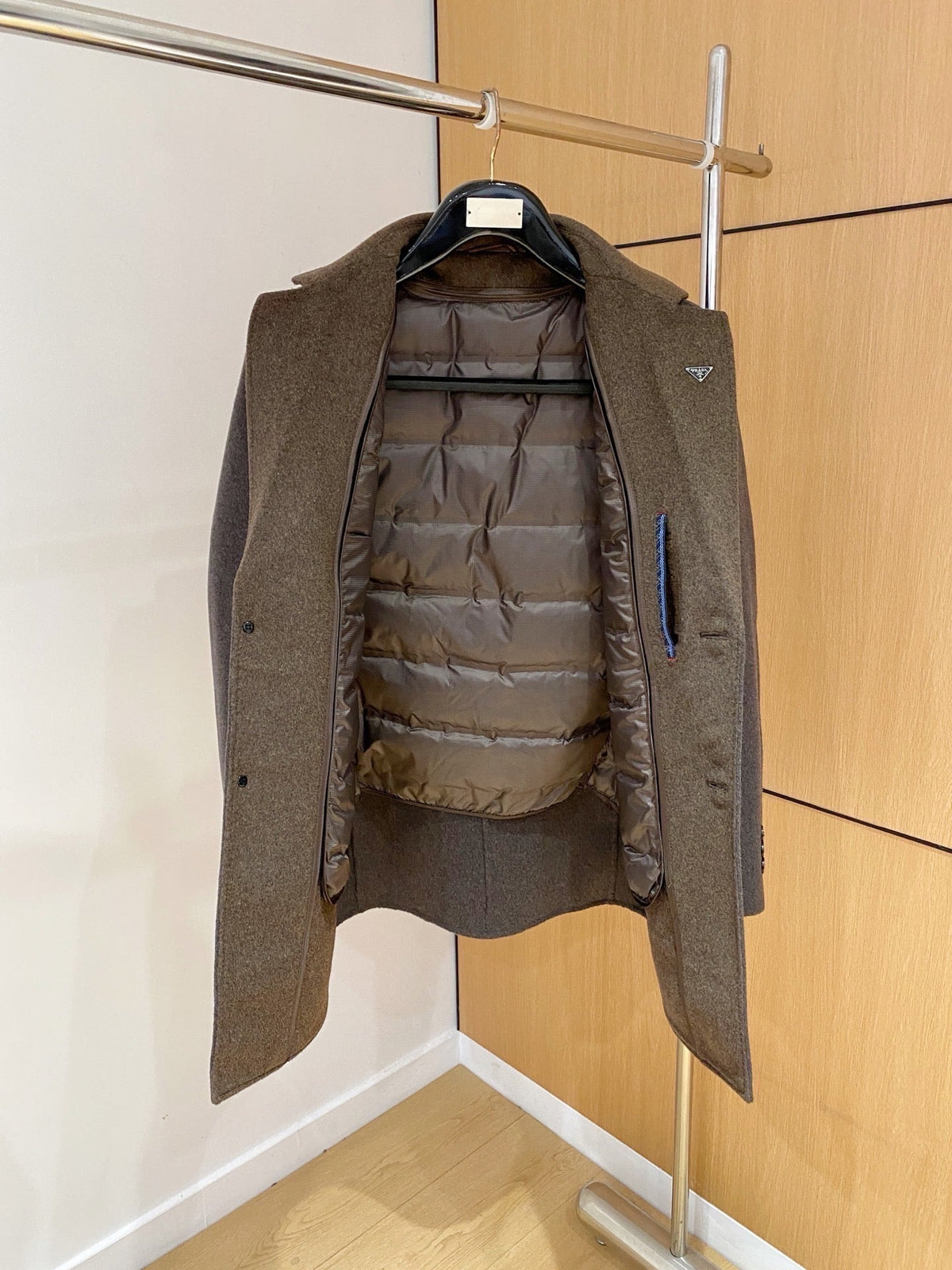 Prada Men's Wool Kensington Coat – 2025FW