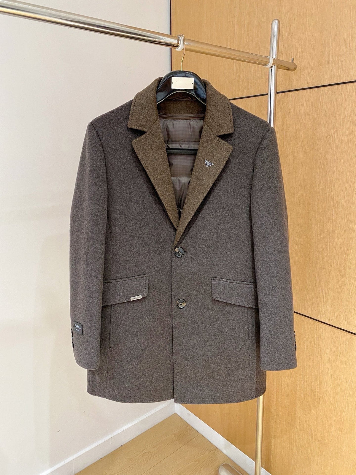 Prada Men's Wool Kensington Coat – 2025FW