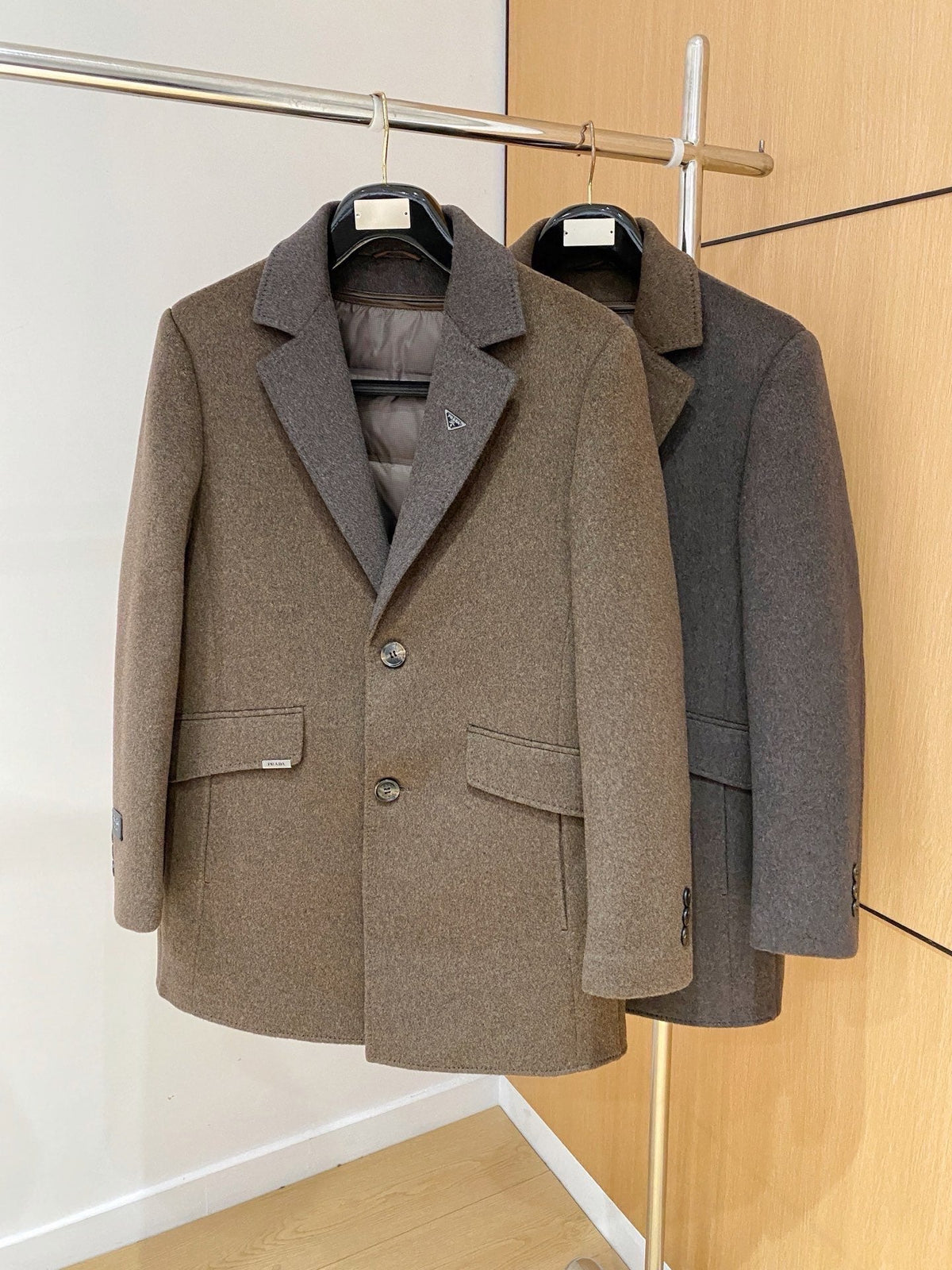 Prada Men's Wool Kensington Coat – 2025FW
