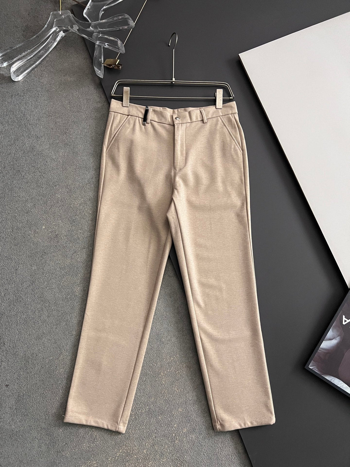 Prada Men's Cashmere Casual Trousers – 2025 Collection