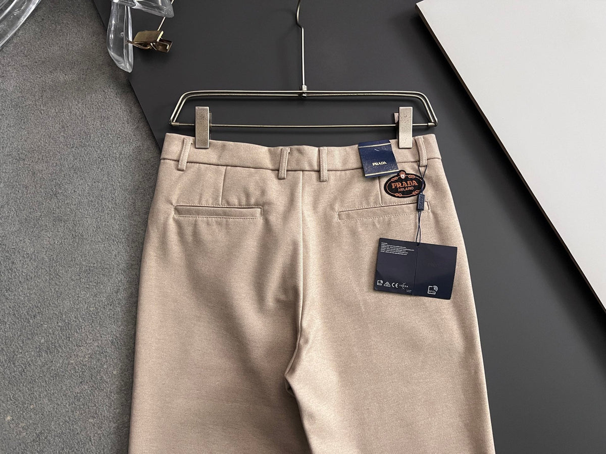 Prada Men's Cashmere Casual Trousers – 2025 Collection