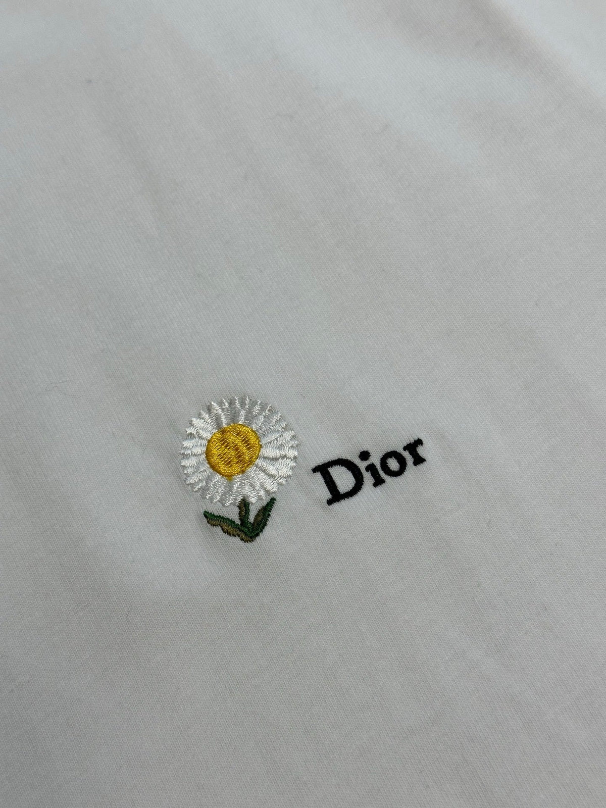 Dior Daisy Embroidered Short-Sleeved T-Shirt