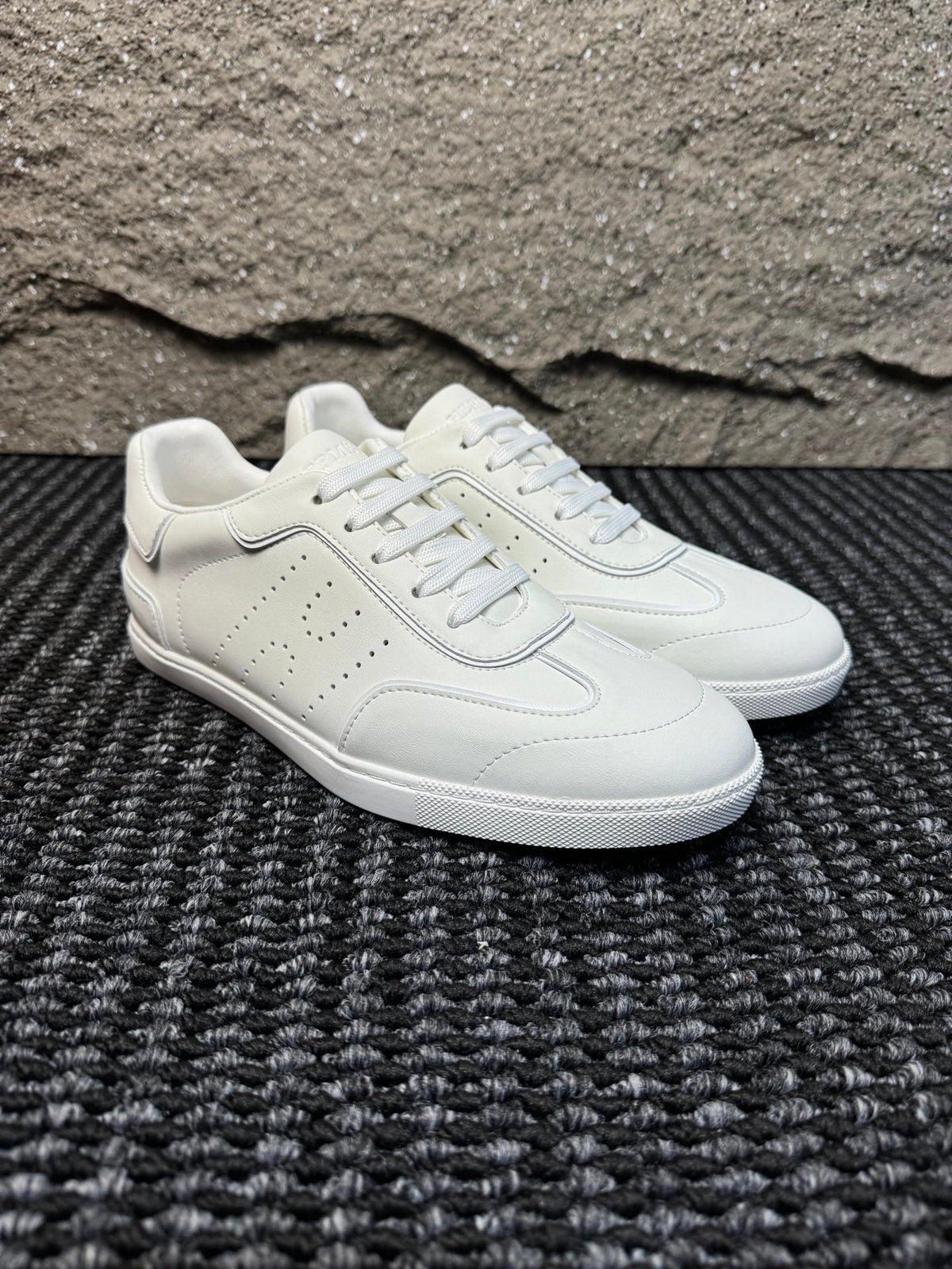 Hermès Nappa Calfskin Perforated H Sneakers