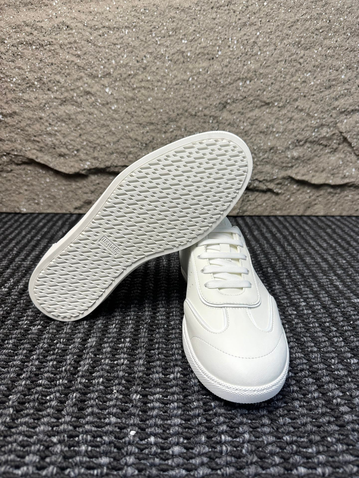 Hermès Nappa Calfskin Perforated H Sneakers