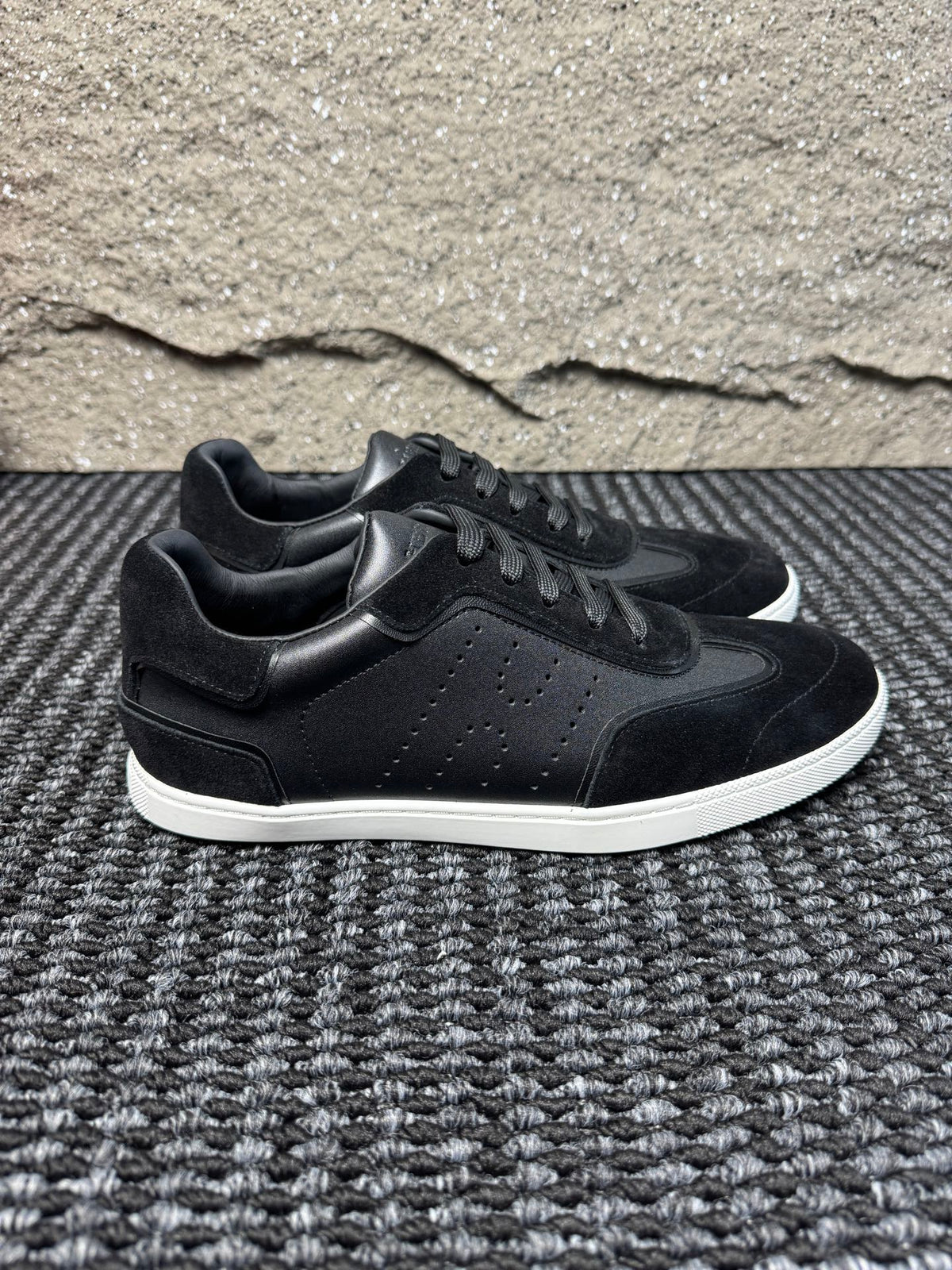 Hermès Laser-Punched H Nappa Calfskin Sneakers