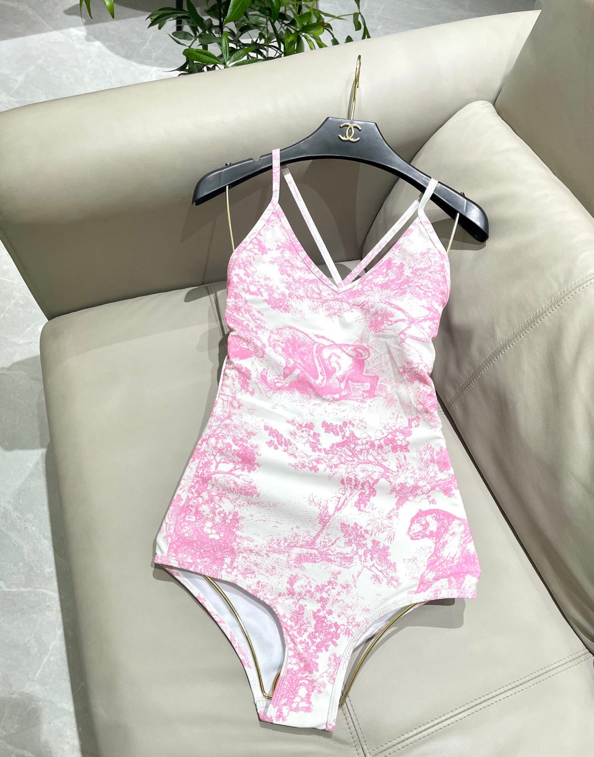 Dior Backless One-Piece Swimsuit