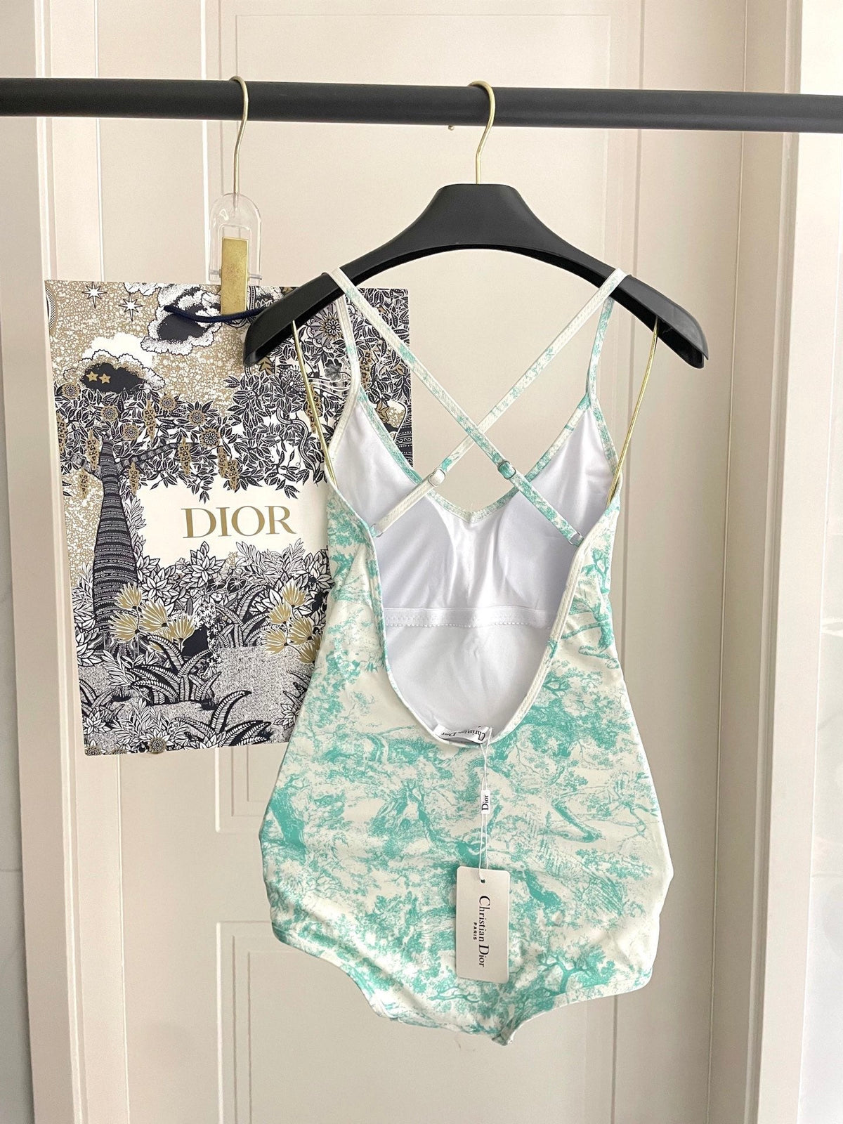 Dior Backless One-Piece Swimsuit