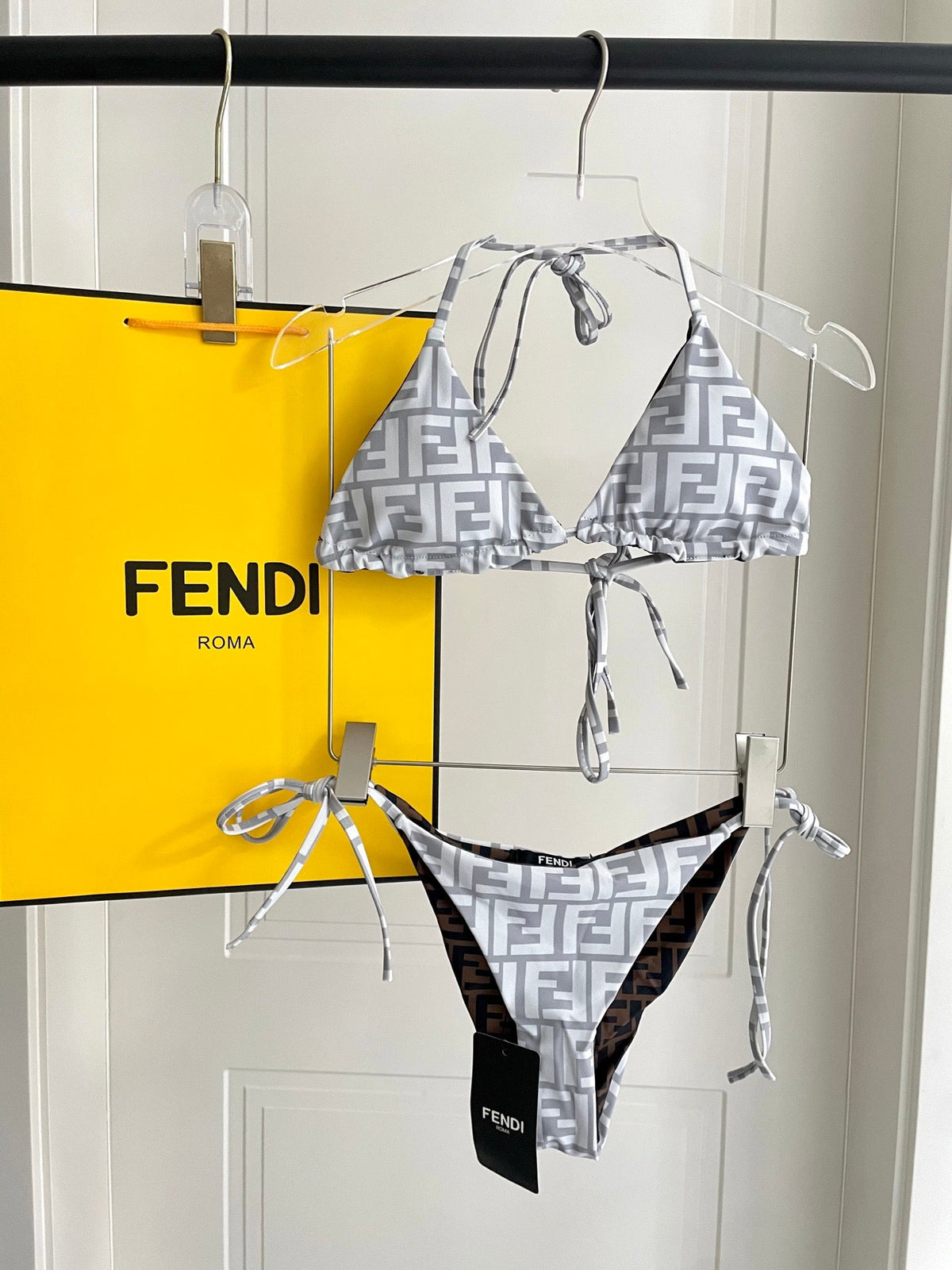 Fendi Reversible One-Piece Swimsuit