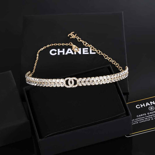 18K Chanel Diamonds Choker Necklace