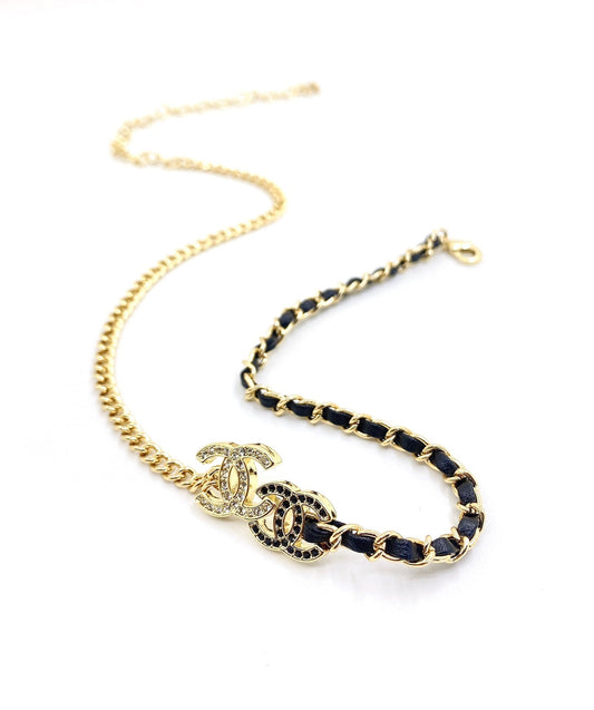 18K Chanel Black & White Necklace