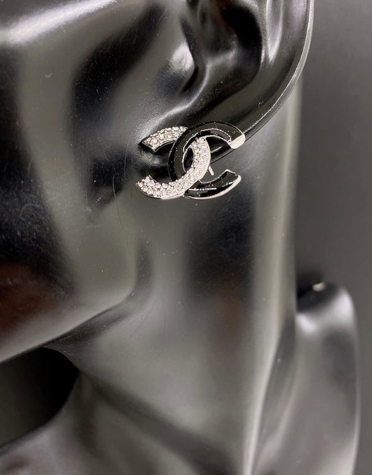 18K Chanel Black Diamonds Earrings