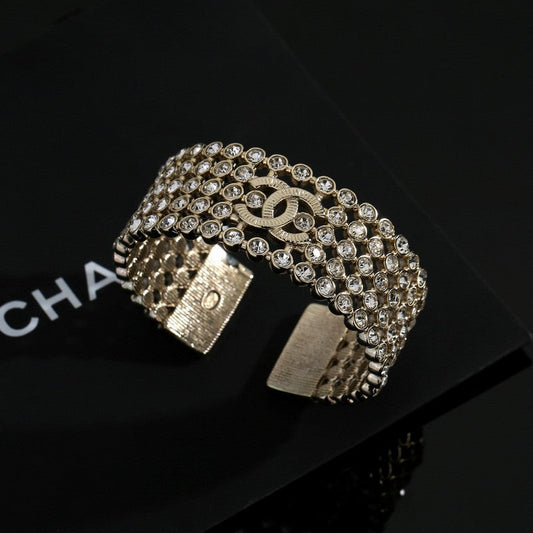 18K Chanel Diamond Cuff Bracelet