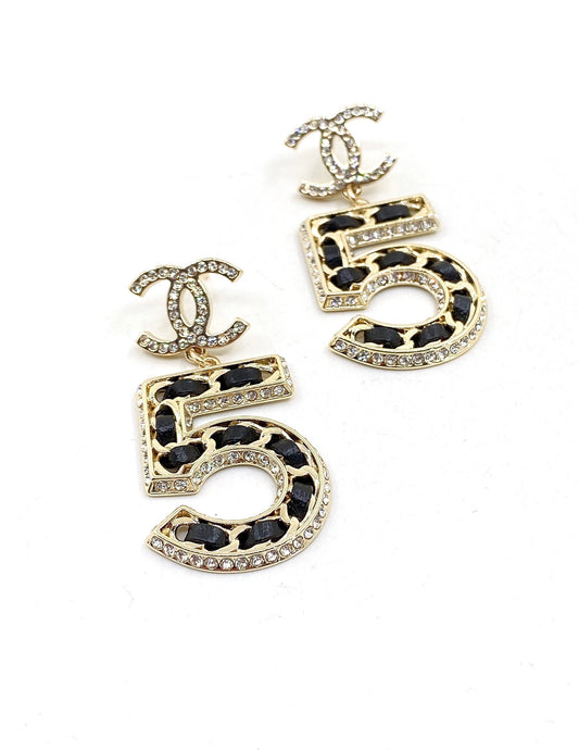 18K Chanel N0.5 Perfume Earrings