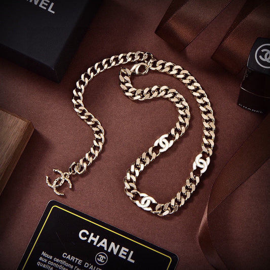 18K Chanel Crystals Choker Necklace