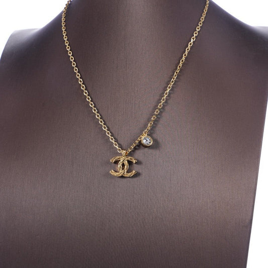 18K Chanel Diamond Gold Necklace