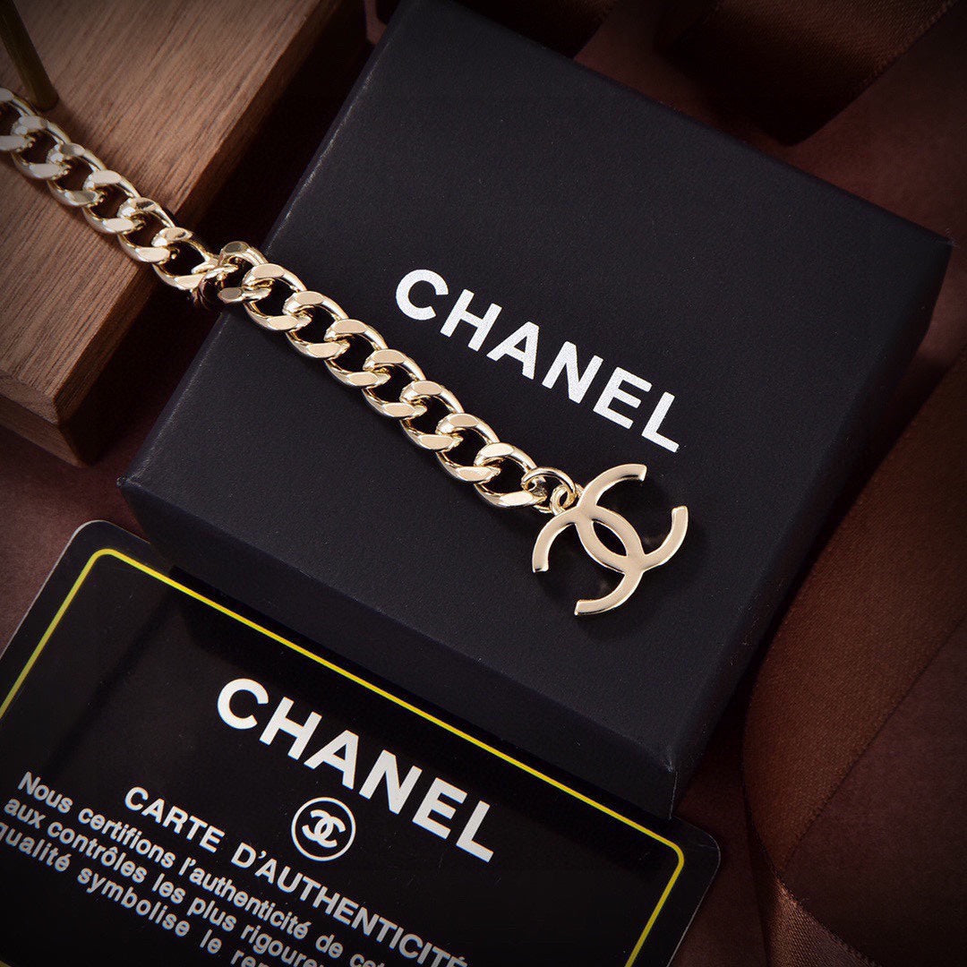 18K Chanel Crystals Choker Necklace