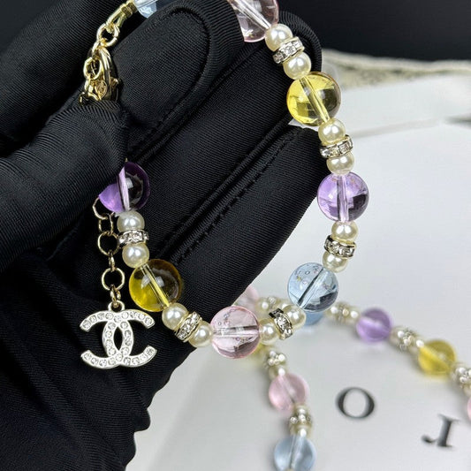 18K Chanel 26C Color Crystal Bracelet
