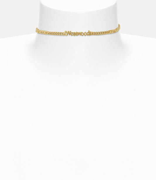 VIVIENNE WESTWOOD Millicent Choker Brass(2 Colors)