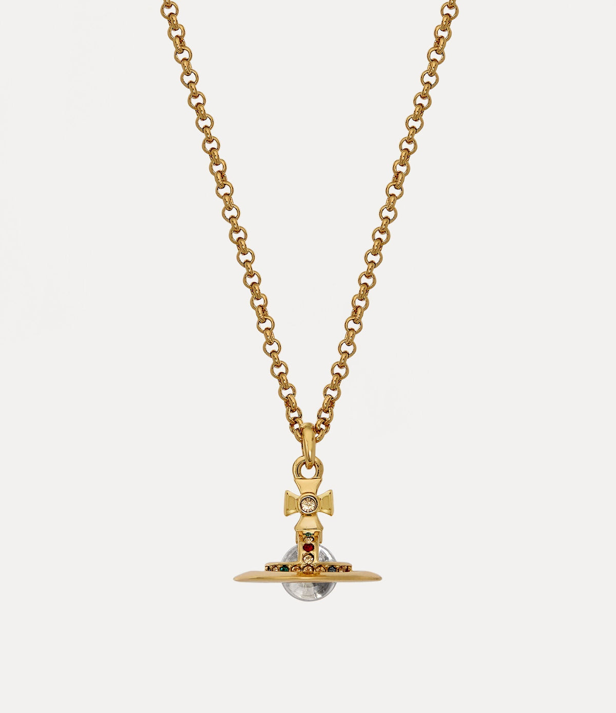 VIVIENNE WESTWOOD New Orb Pendant Necklace Brass(Petite/4 Colors)