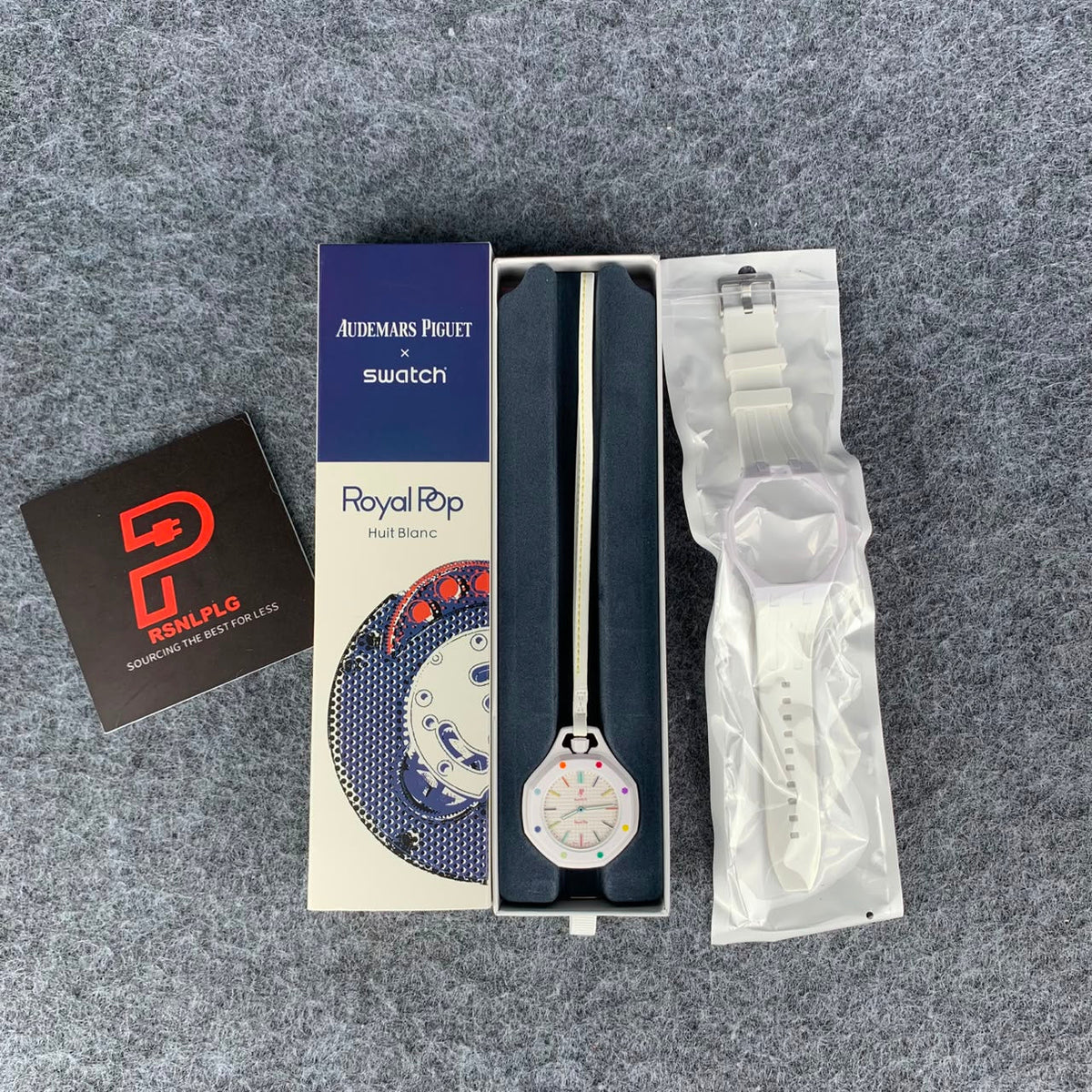 AP x Swatch Royal Pop ‘Huit Blanc’