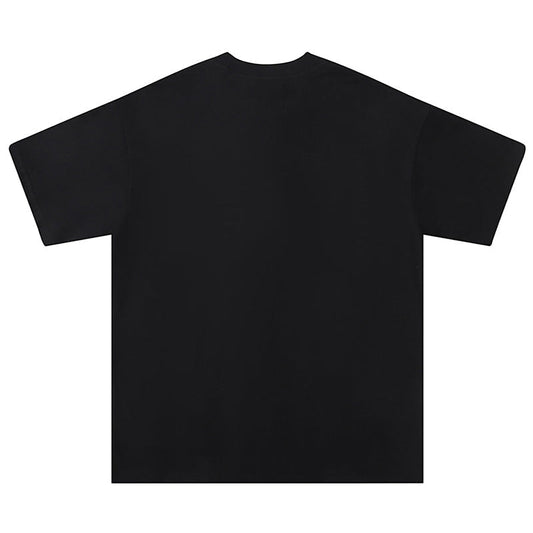 AMRI Black High Lion Skater T-Shirt