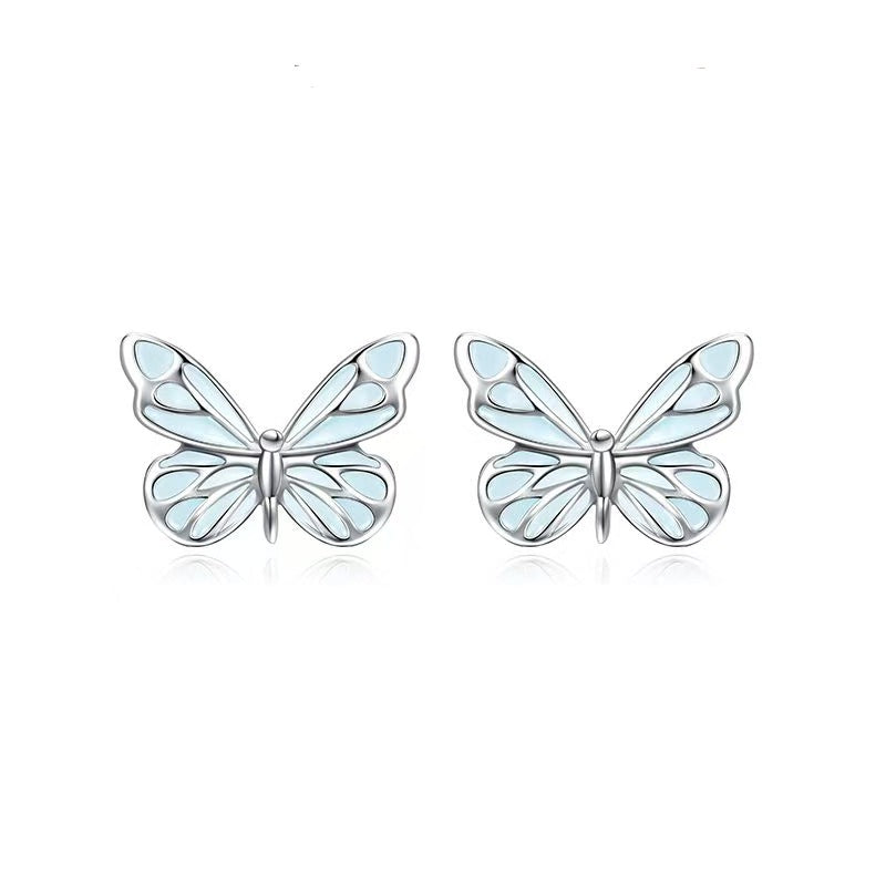 Pendientes Mariposa Iluminada (PLATA 925)