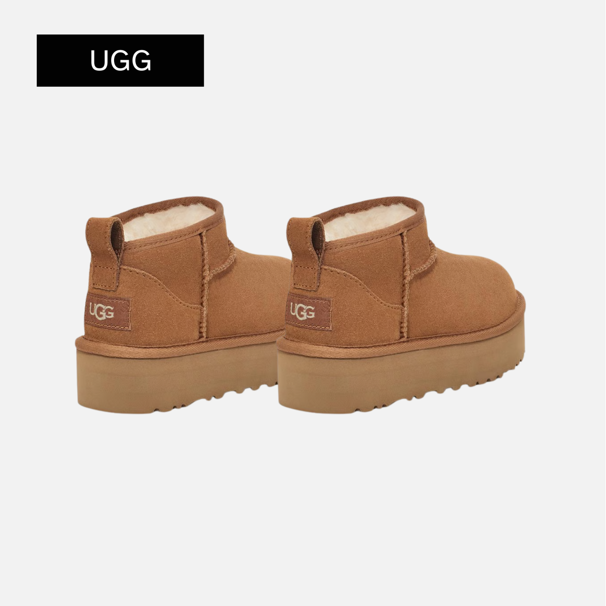 UGG Classic Ultra Mini Platform Boot Chestnut (Kids)