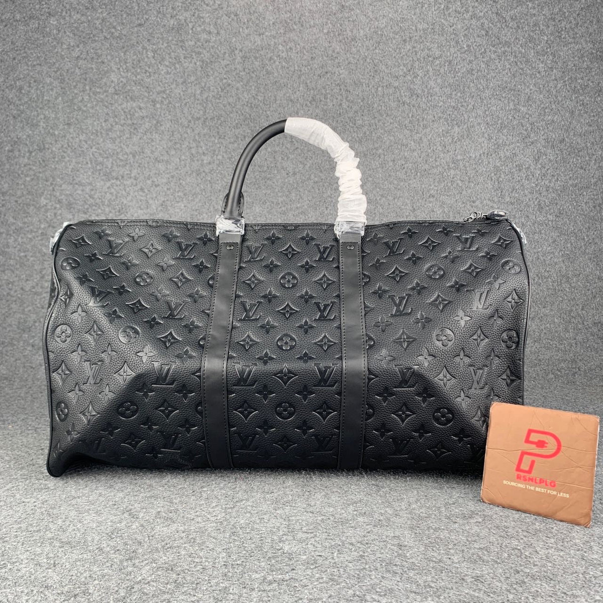 LV KEEPALL BANDOULIERE  GRAPHITE 50 BLACk