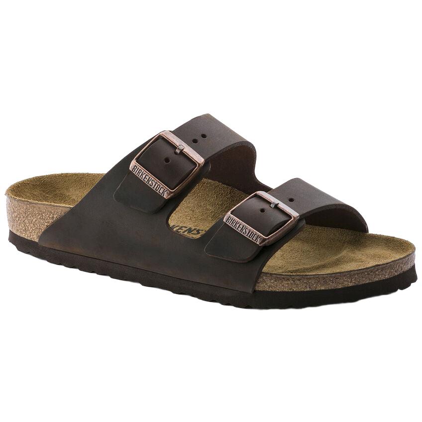 Birkenstock Arizona Oiled Leather Sandal in Habana