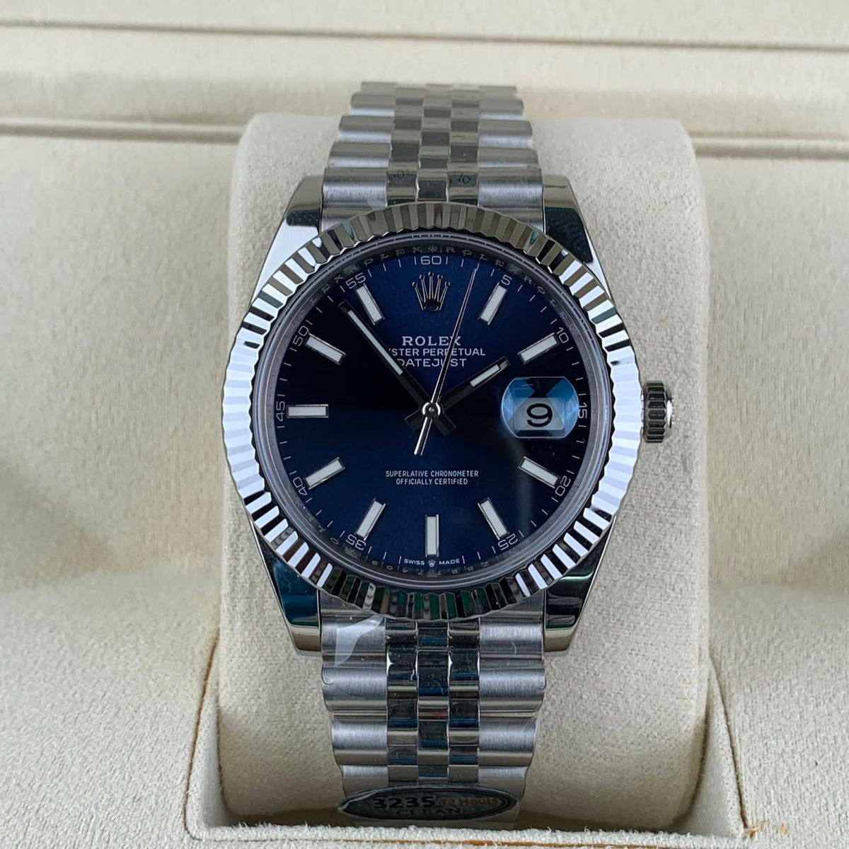 Blue & Stainless Steel 41MM Watch