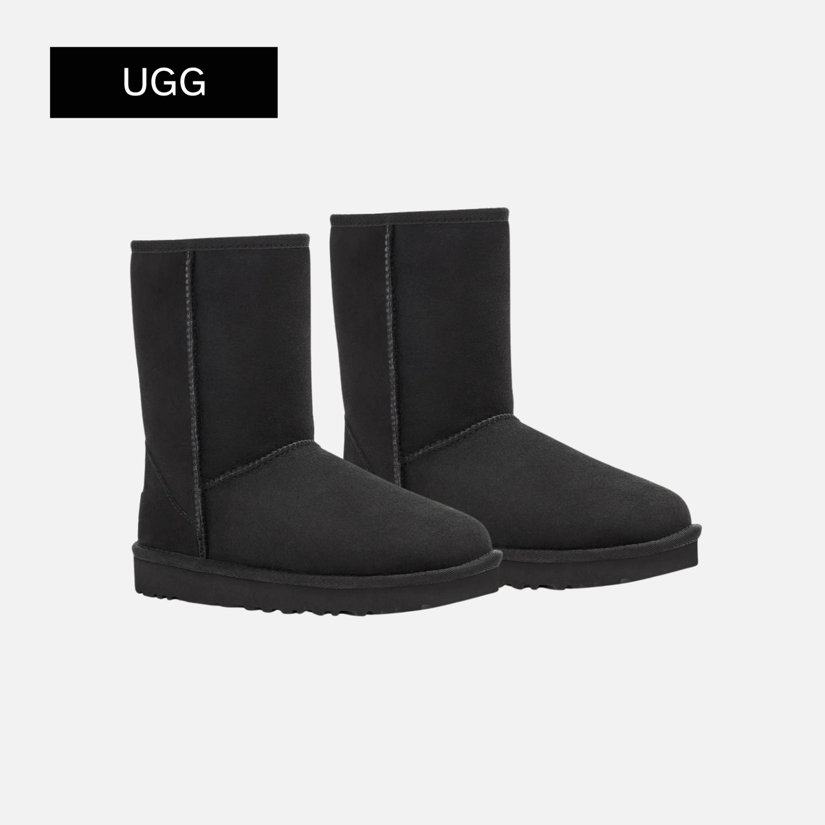 UGG Wmns Classic Short II 'Black'