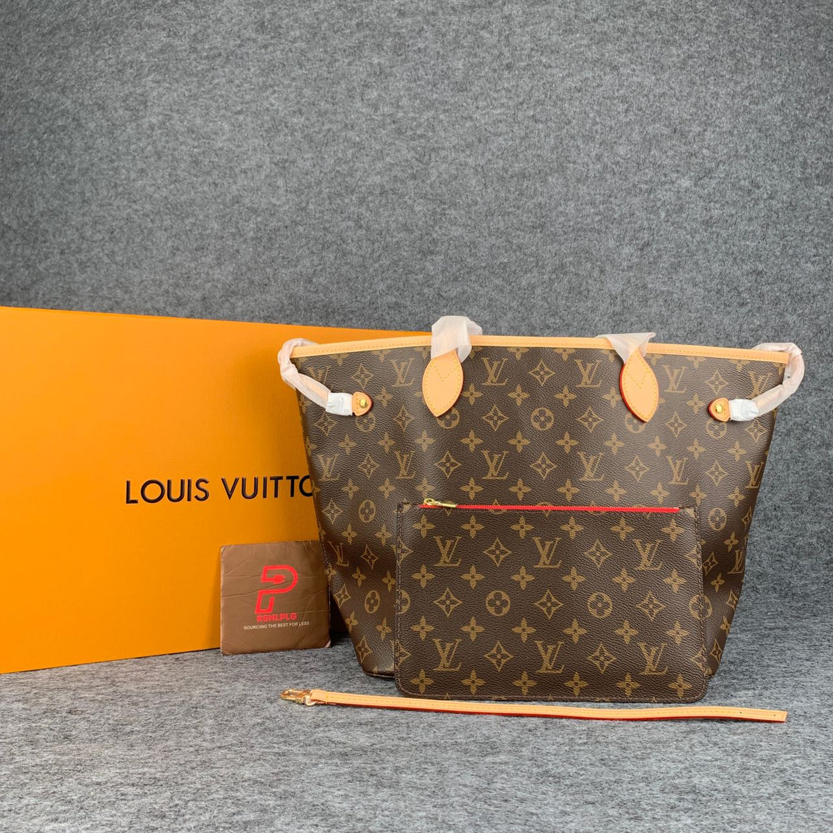 LV NEVERFULL GM PIVOINE LINING