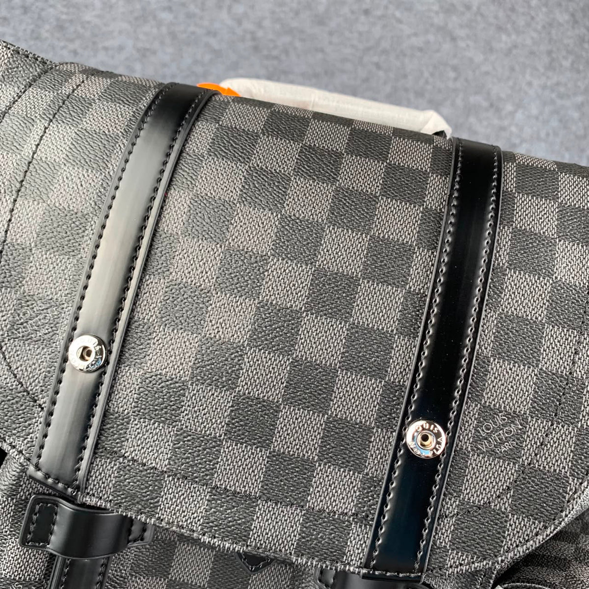 LV CHRISTOPHER DAMIER GRAPHITE PM 'Grey/BLACK'