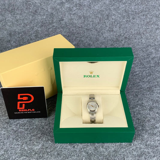 Silver 28MM Watch