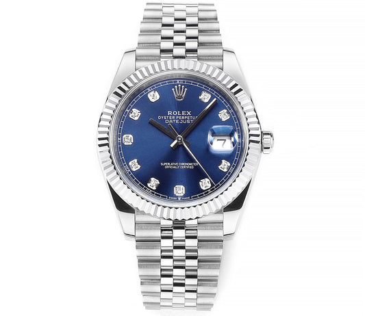 Blue & Diamond 41MM Watch