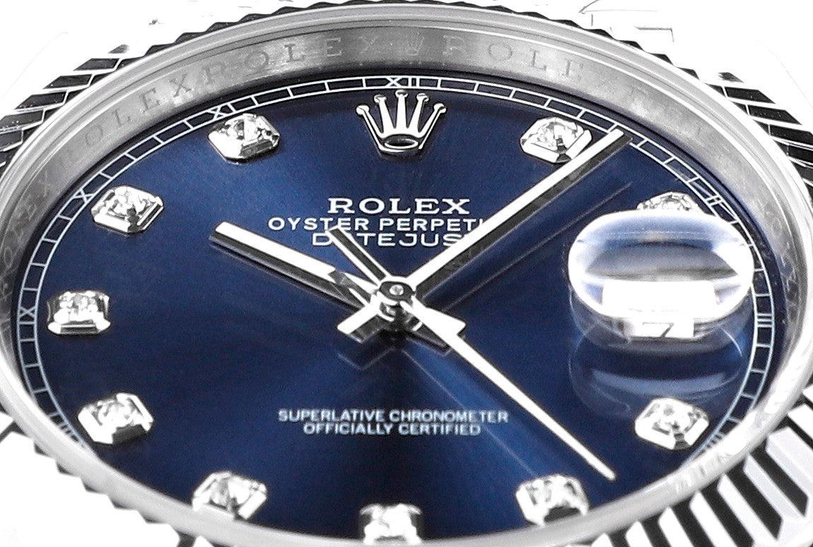 Blue & Diamond 41MM Watch
